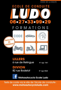 Logo Ecole de Conduite LUDO